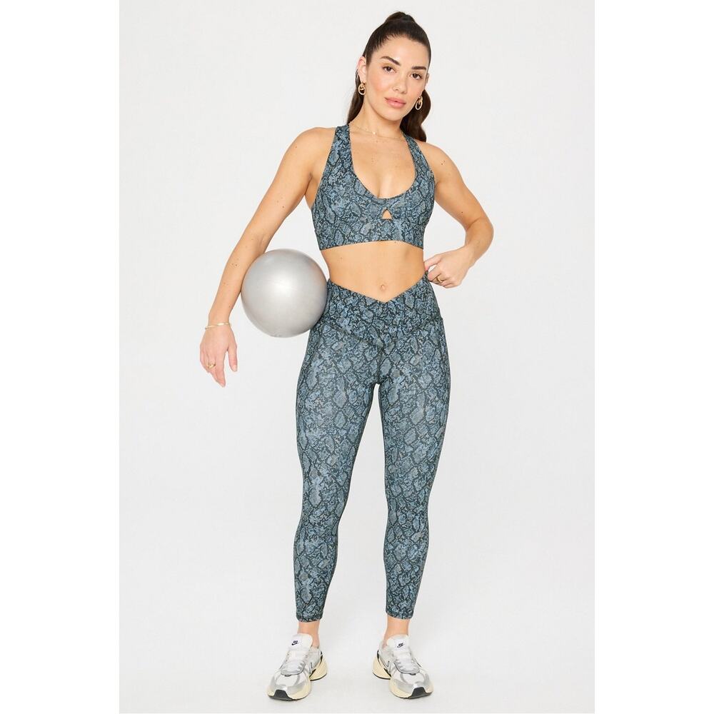 Fabletics Multi Snakeskin Print Oasis Pureluxe Cr… - image 4